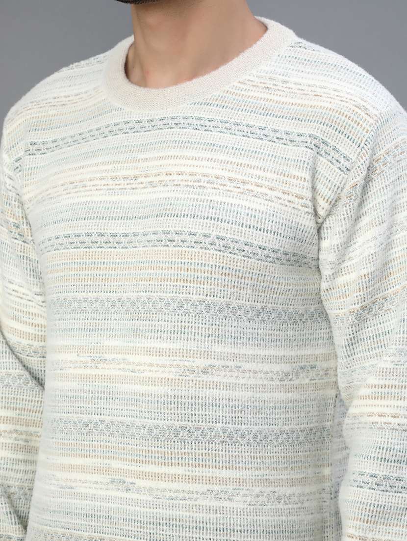 men self design long sleeve regular fit pullover  - 22139098 -  Standard Image - 5