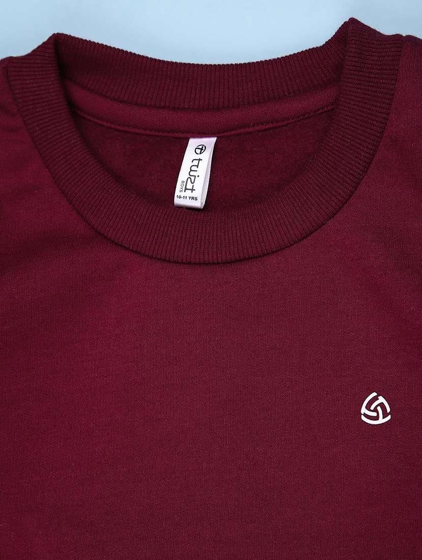 boys solid long sleeve sweatshirt - 22139129 -  Standard Image - 3