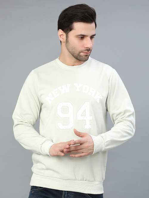 men printed long sleeve sweatshirt - 22139165 -  Standard Image - 0
