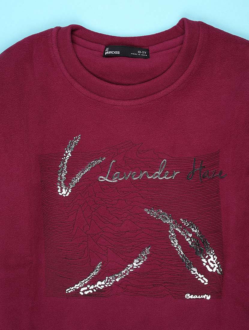 girls printed long sleeve sweatshirt - 22139170 -  Standard Image - 3