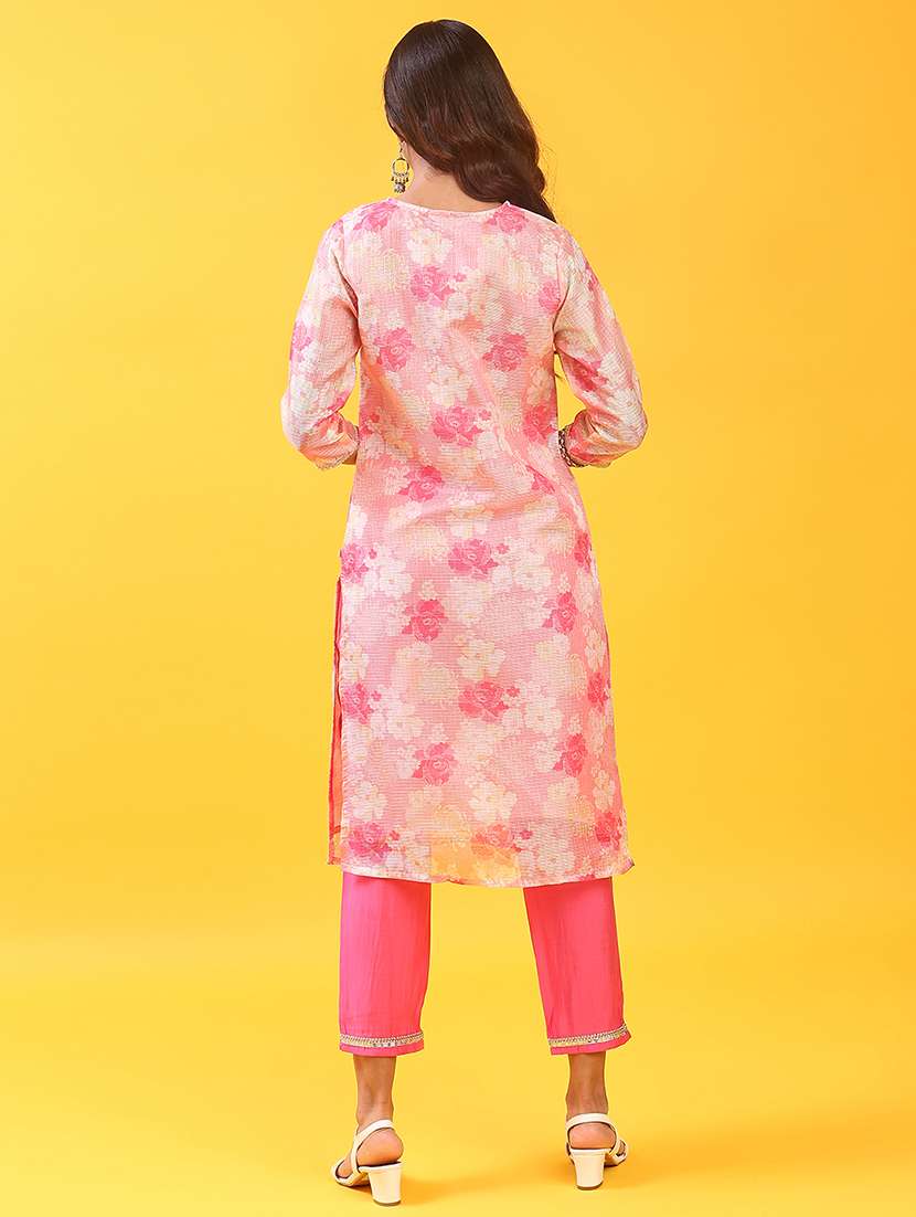 women pink co-ord set - 22139641 -  Standard Image - 3