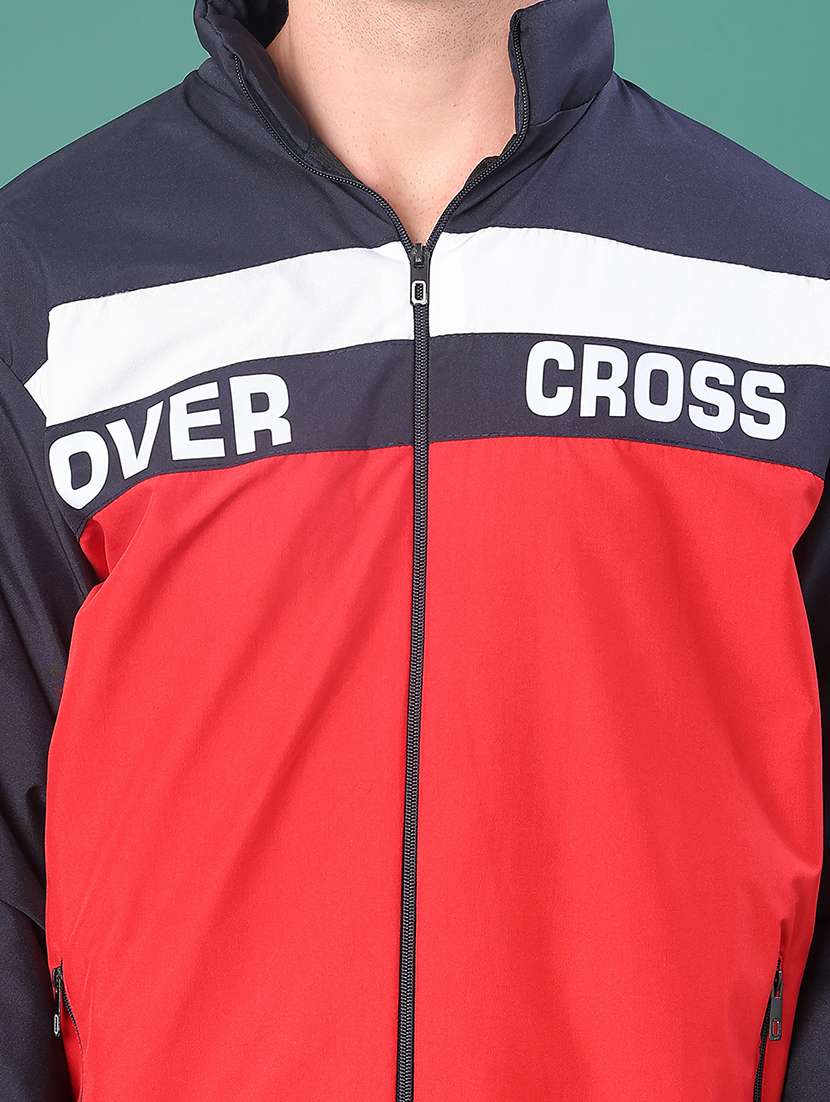 men color block long sleeve regualr fit casual jacket - 22139737 -  Standard Image - 5