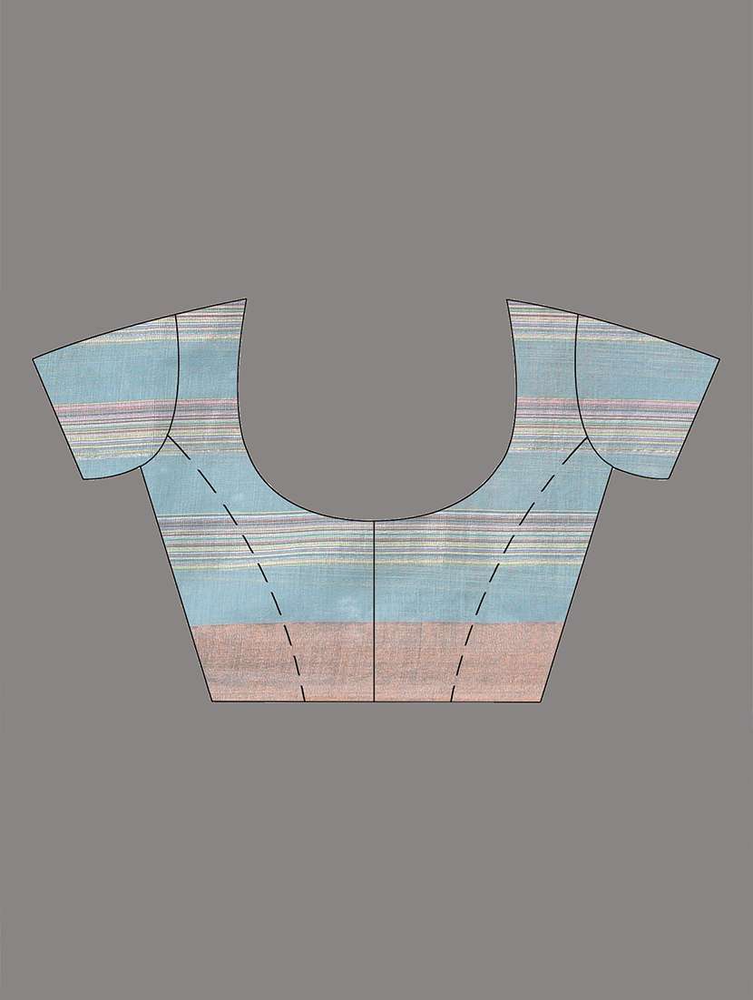 women self design handloom saree with blouse - 22140275 -  Standard Image - 5