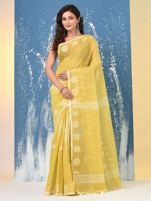 women self design handloom saree with blouse - 22140301 -  Standard Image - 0