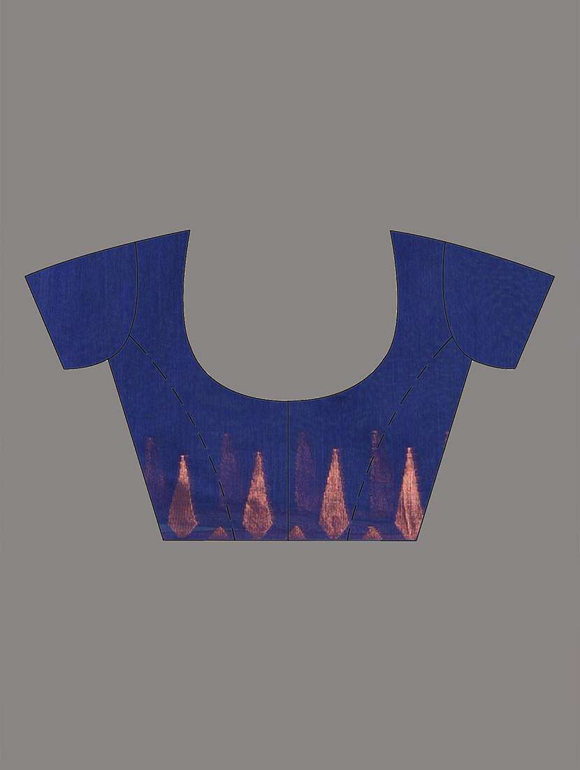 women self design handloom saree with blouse - 22140315 -  Standard Image - 5