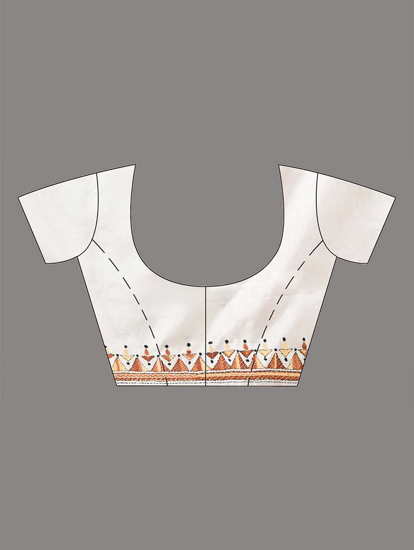 women handloom kantha stitch saree with blouse - 22140323 -  Standard Image - 5