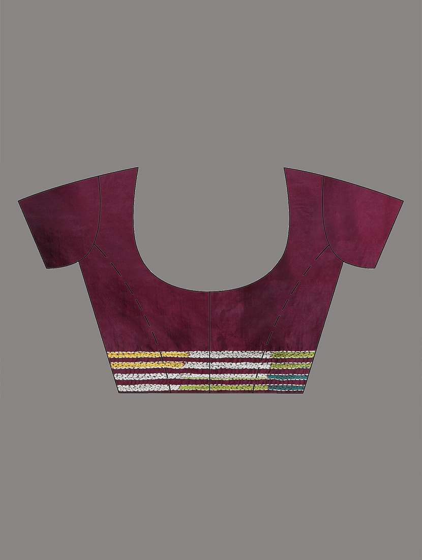 women handloom kantha stitch saree with blouse - 22140349 -  Standard Image - 5