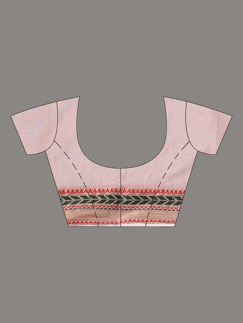 women self design handloom saree with blouse - 22140368 - Standard Image - 5