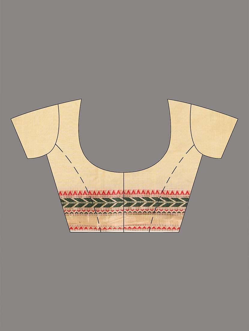 women self design handloom saree with blouse - 22140370 - Standard Image - 5