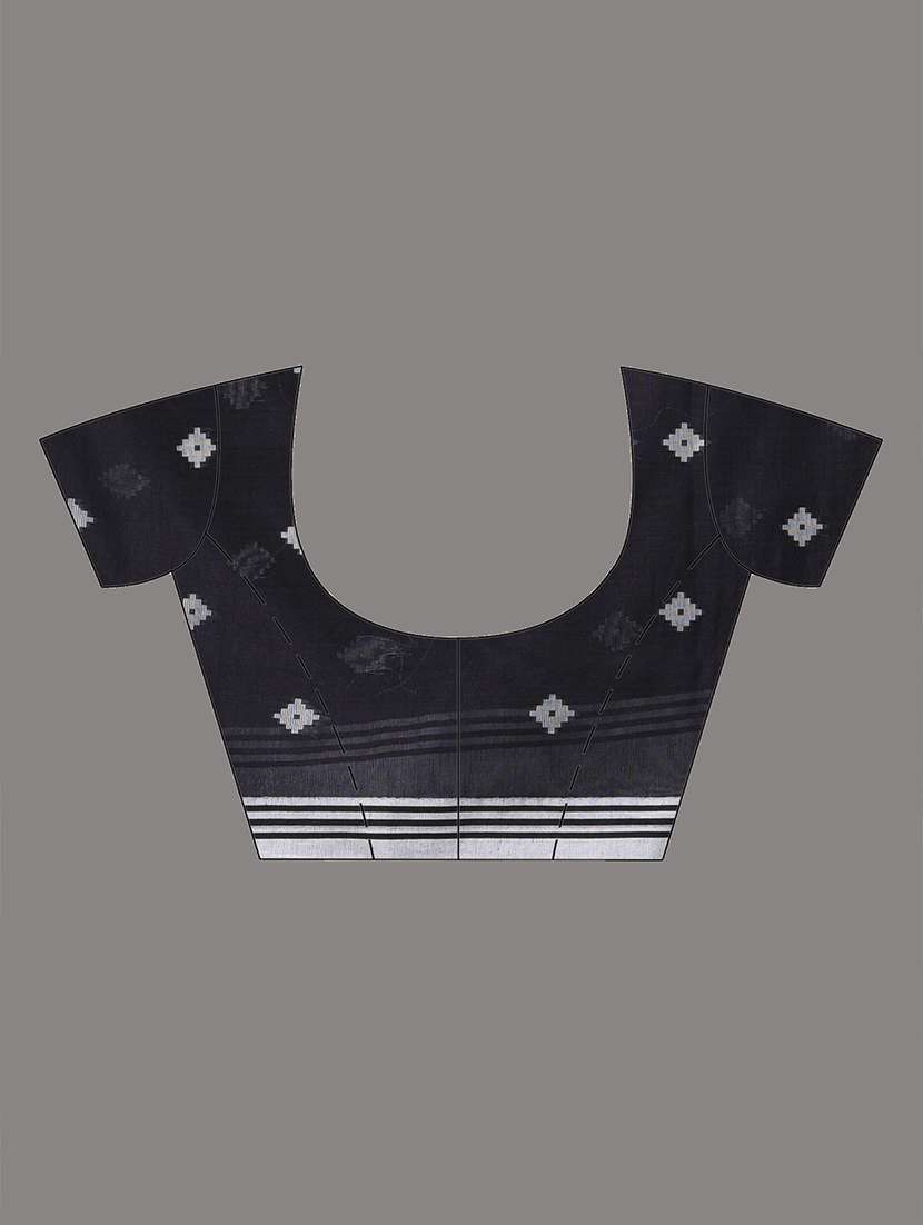 women self design handloom saree with blouse - 22140373 -  Standard Image - 5