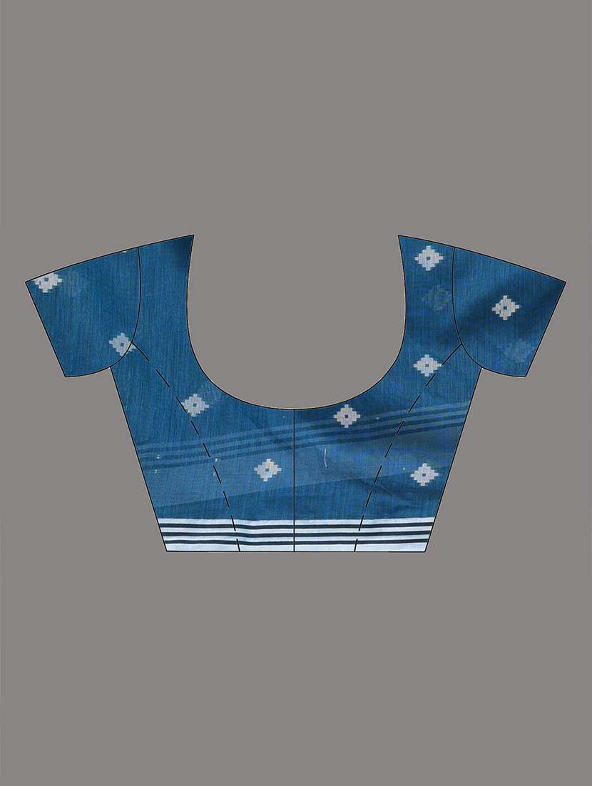 women self design handloom saree with blouse - 22140374 -  Standard Image - 5