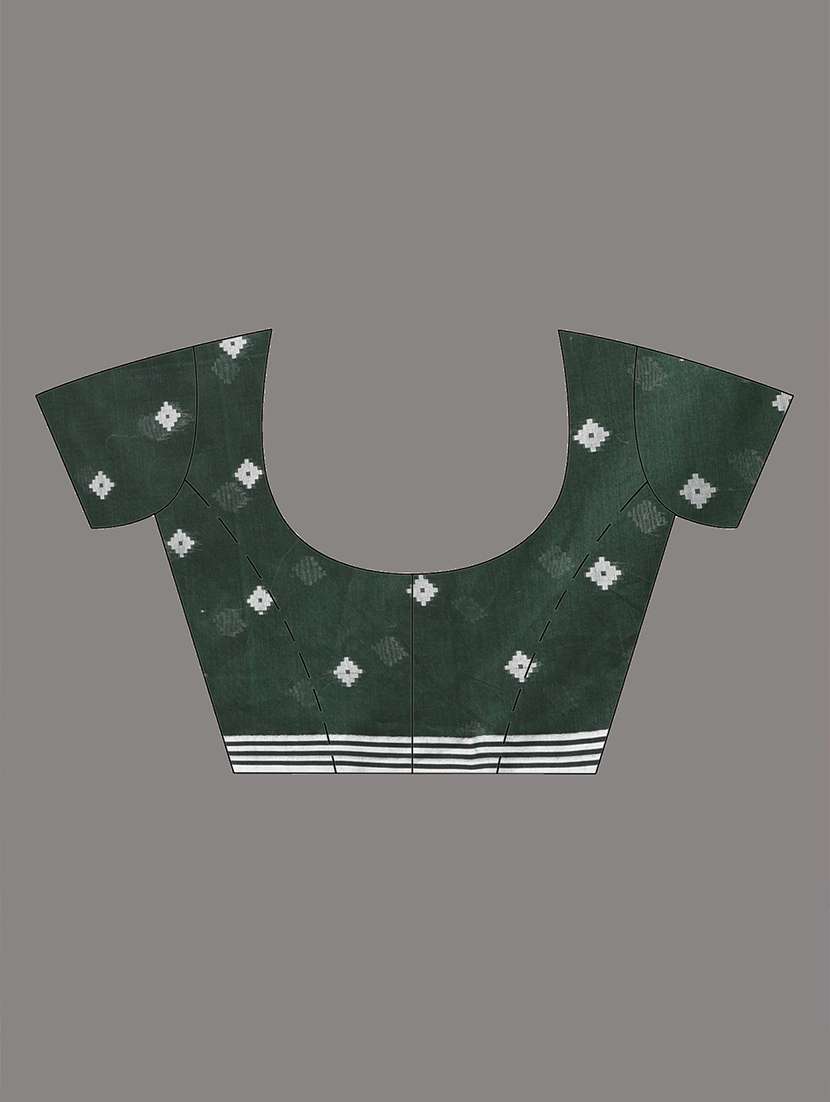 women self design handloom saree with blouse - 22140377 -  Standard Image - 5