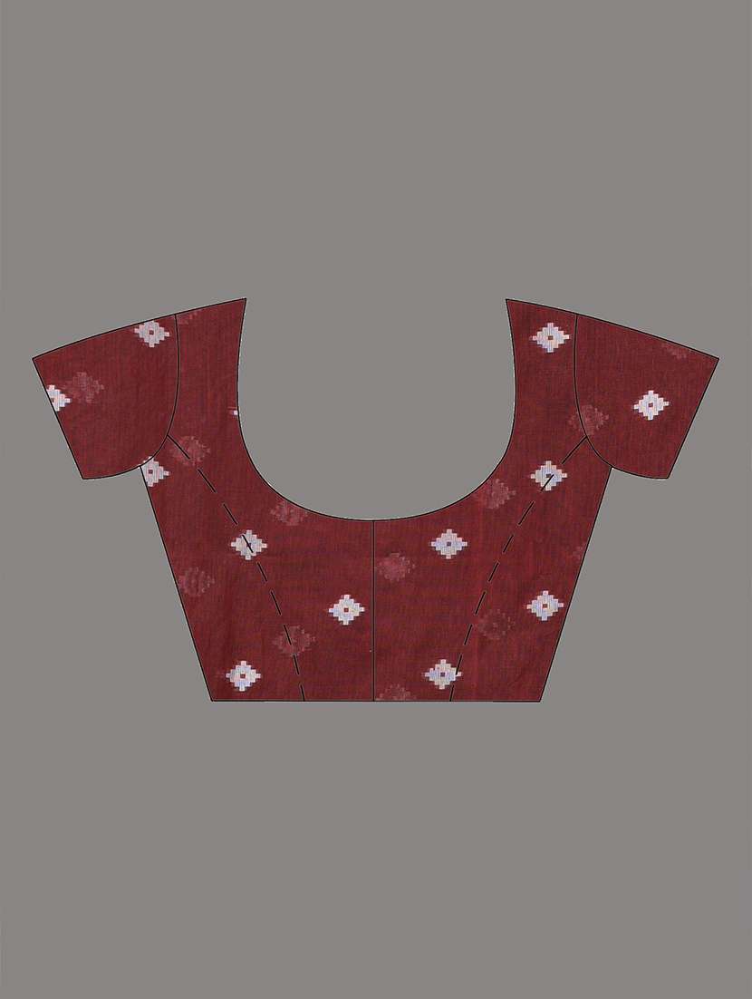 women self design handloom saree with blouse - 22140378 -  Standard Image - 5