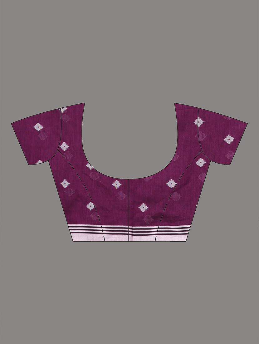 women self design handloom saree with blouse - 22140379 -  Standard Image - 5