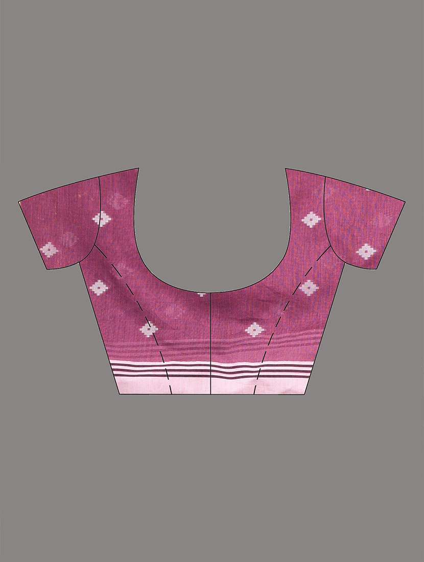 women self design handloom saree with blouse - 22140382 -  Standard Image - 5