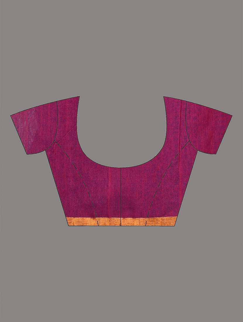 women self design handloom saree with blouse - 22140405 -  Standard Image - 5