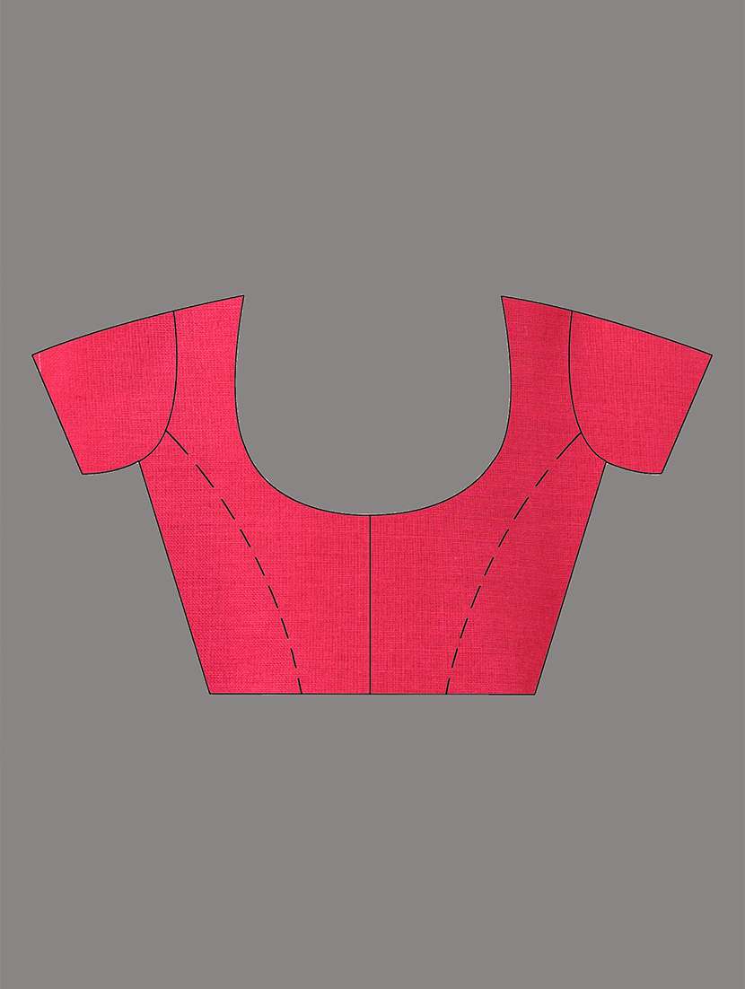 women floral printed handloom saree with blouse - 22140440 -  Standard Image - 5