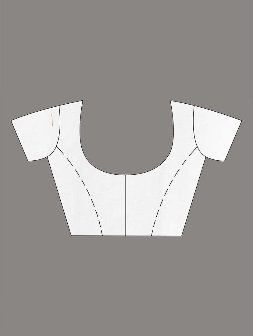 women solid with work handloom saree with blouse - 22140442 -  Standard Image - 5