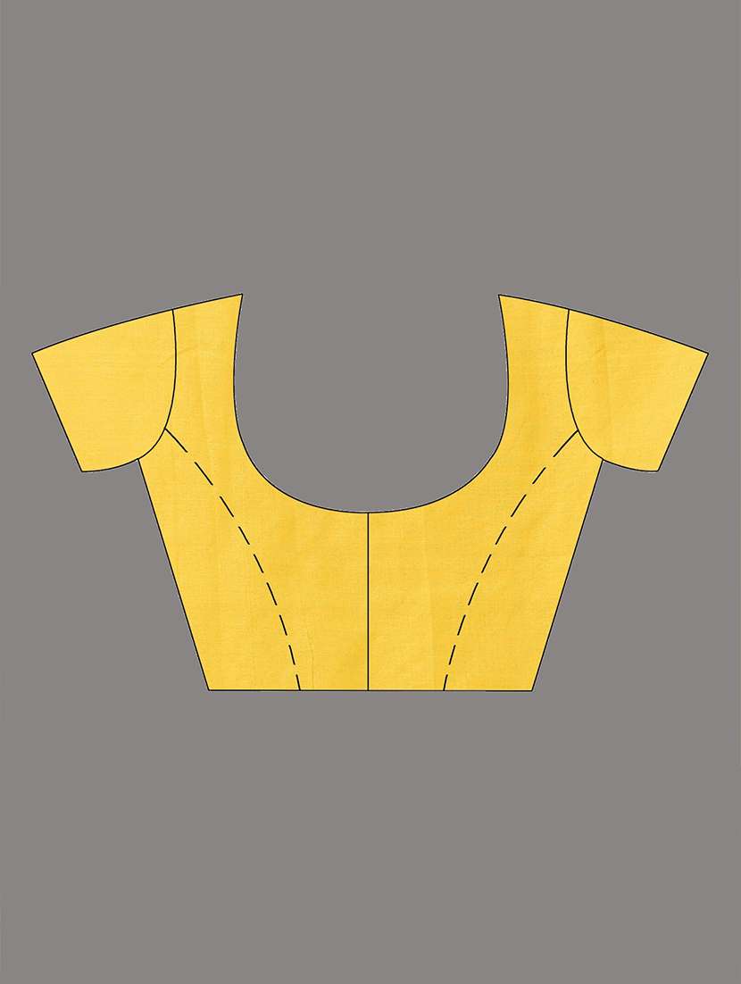 women solid with work handloom saree with blouse - 22140444 -  Standard Image - 5