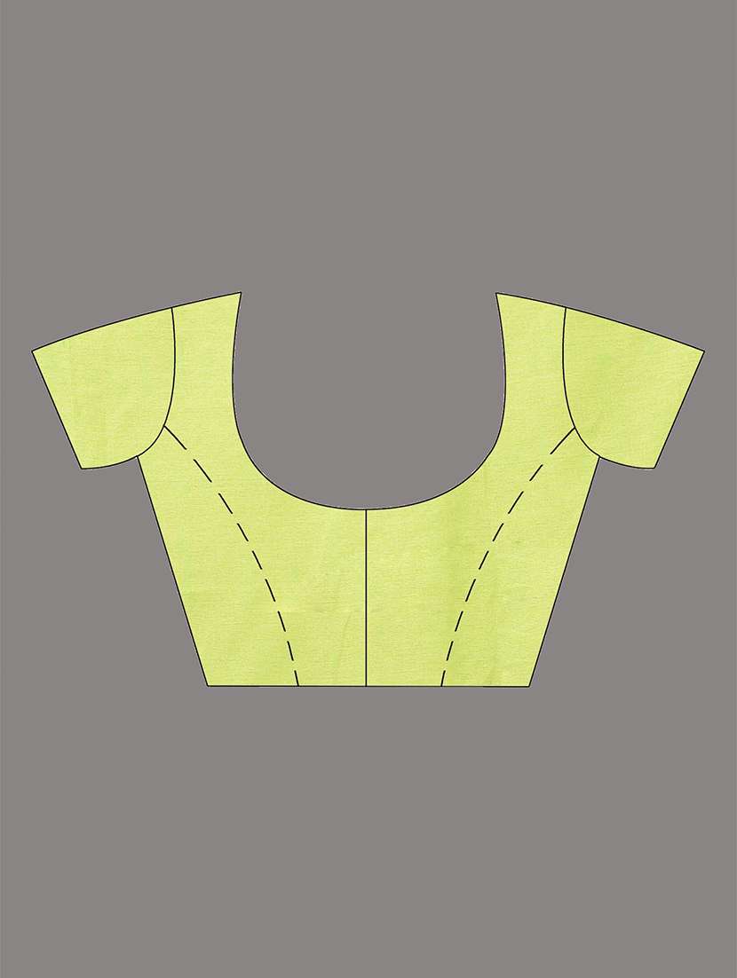 women solid with work handloom saree with blouse - 22140446 -  Standard Image - 5