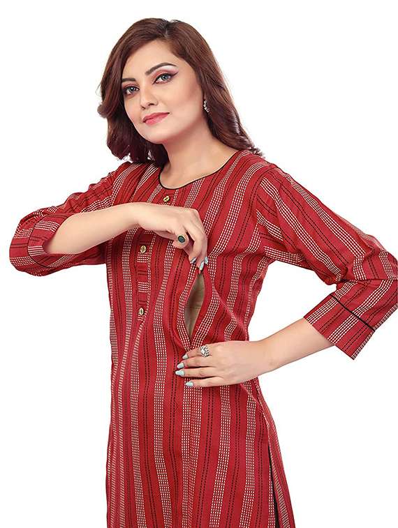 women pack of 2 maternity wear kurta - 22140664 -  Standard Image - 5