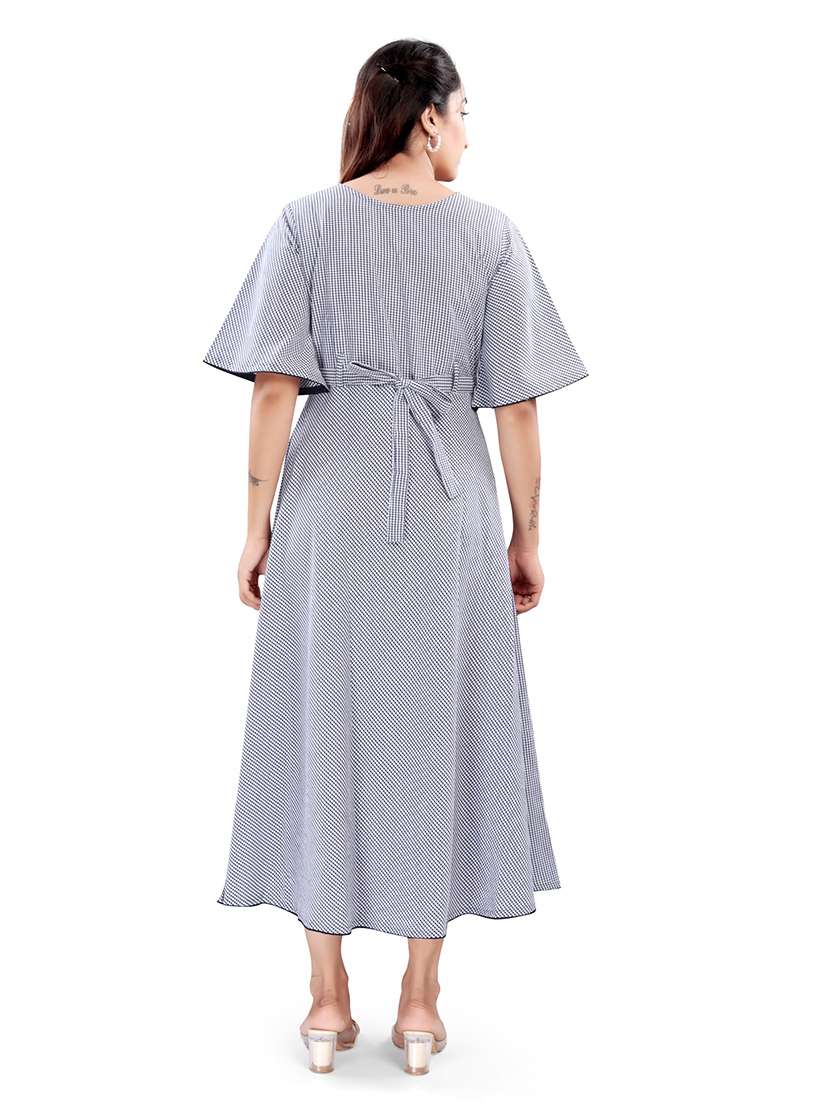 women printed flared sleeve maternity wear dress - 22140720 -  Standard Image - 3