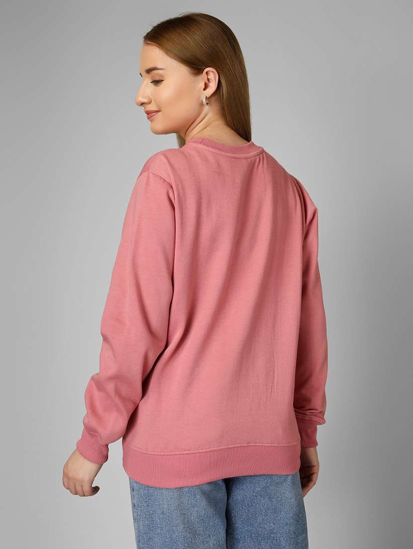 women printed long sleeve sweatshirt - 22140828 - Standard Image - 3