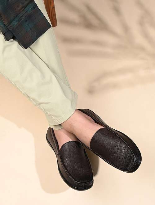 men brown slip on loafer - 22141053 - Standard Image - 0