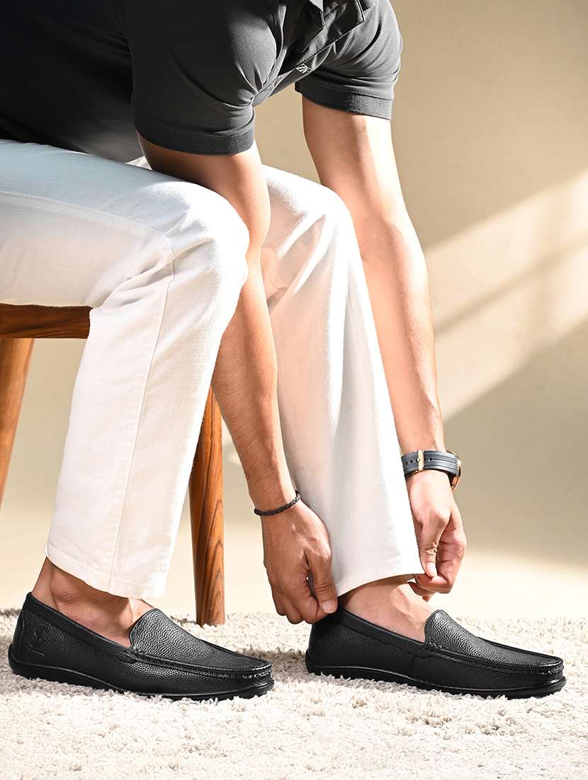 men black slip on loafer - 22141054 -  Standard Image - 5