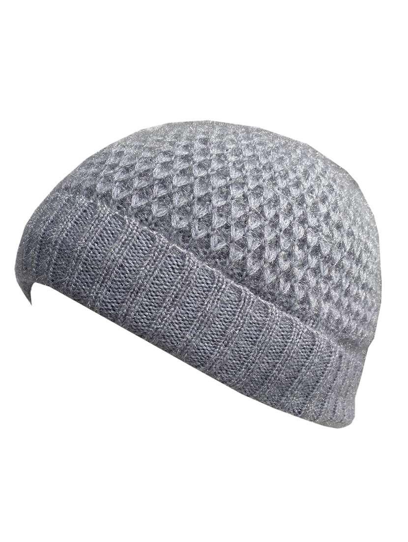 women self design winter cap - 22141262 - Standard Image - 3