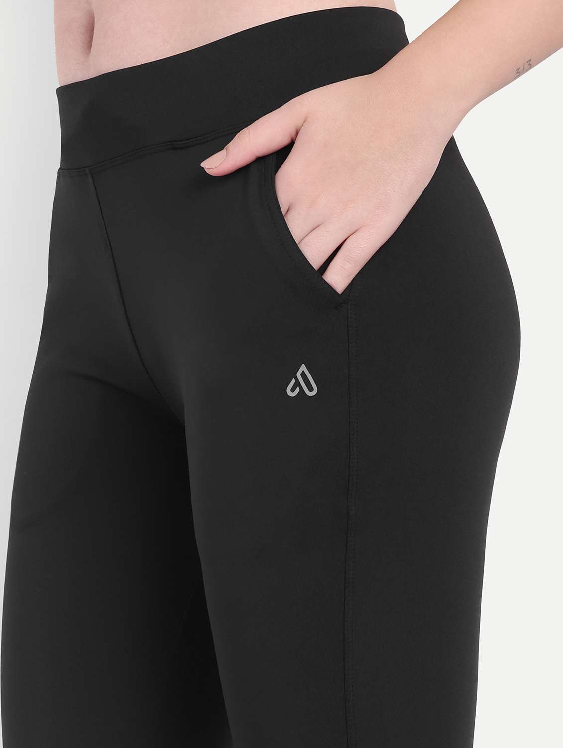women solid mid rise ankle length yoga pant - 22141283 - Standard Image - 5