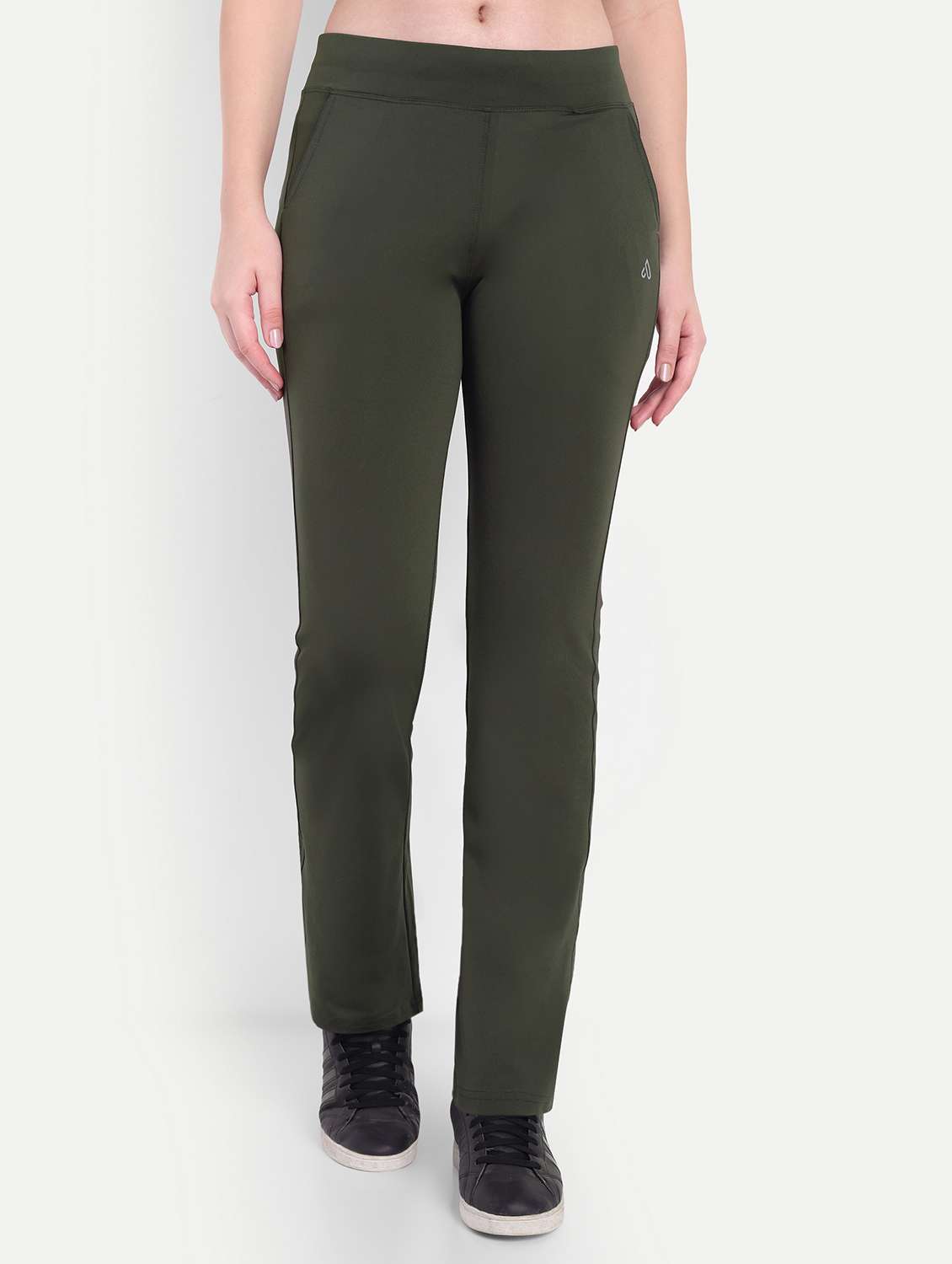women solid mid rise ankle length yoga pant - 22141286 - Zoom Image - 0