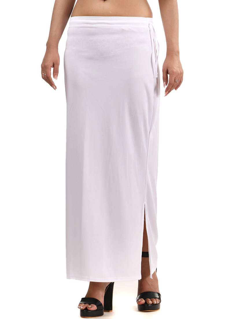 women solid mid rise saree shaper
