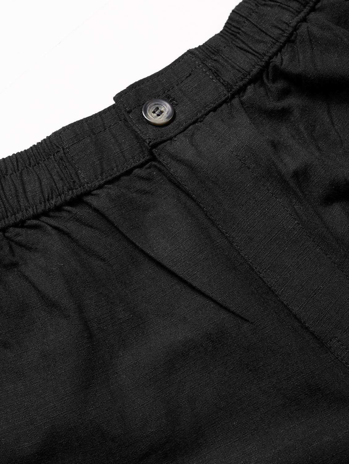 men solid mid rise flat front casual trouser - 22141586 -  Standard Image - 5