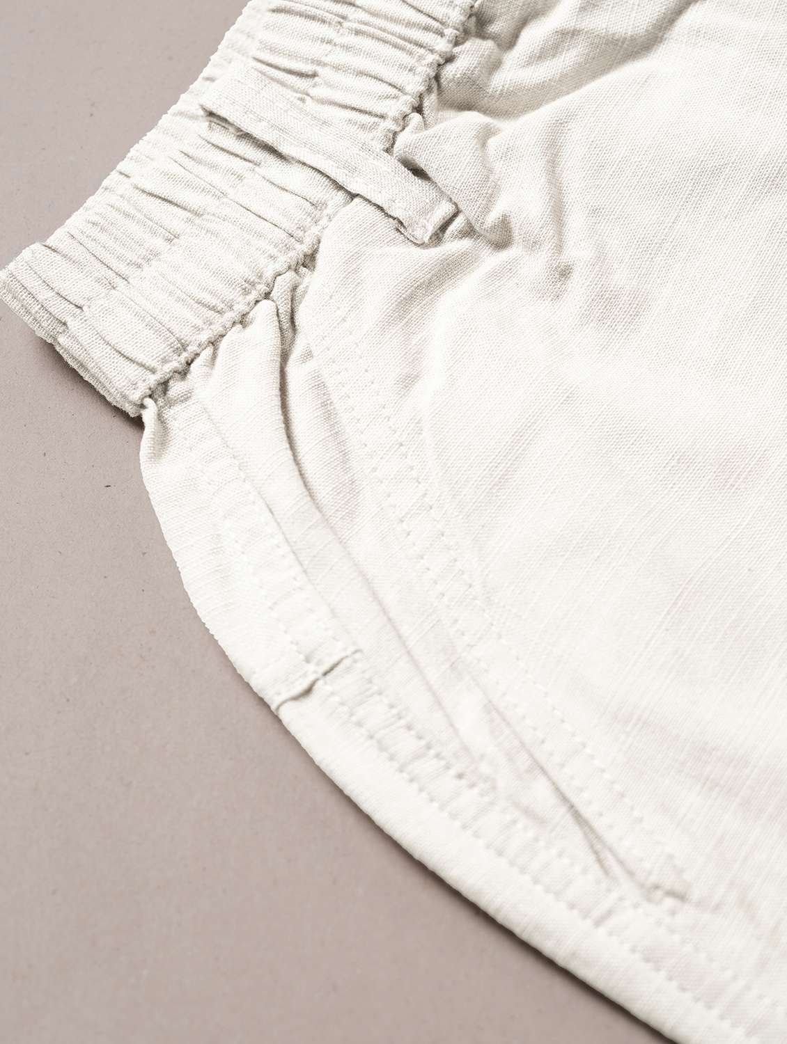 men solid mid rise flat front casual trouser - 22141591 -  Standard Image - 5