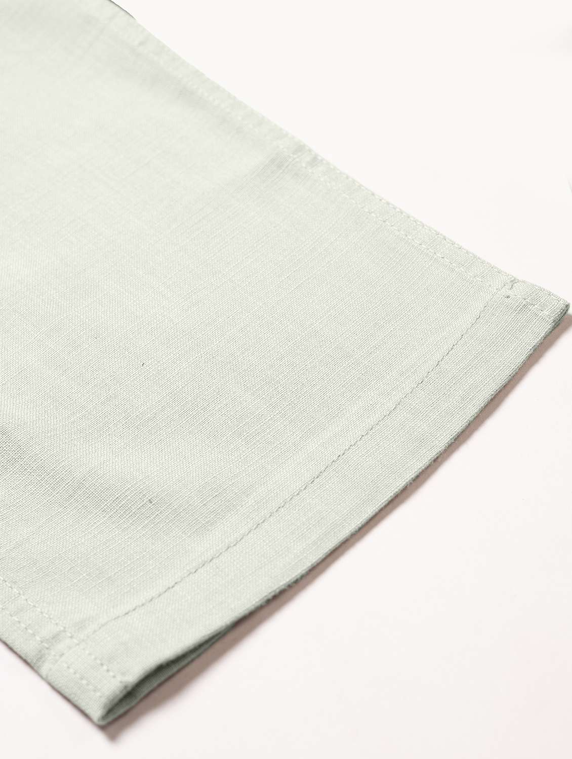 men solid mid rise flat front casual trouser - 22141592 -  Standard Image - 5