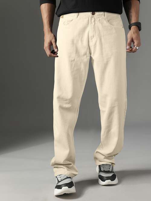 men plain mid rise full length jean - 22141594 -  Standard Image - 0