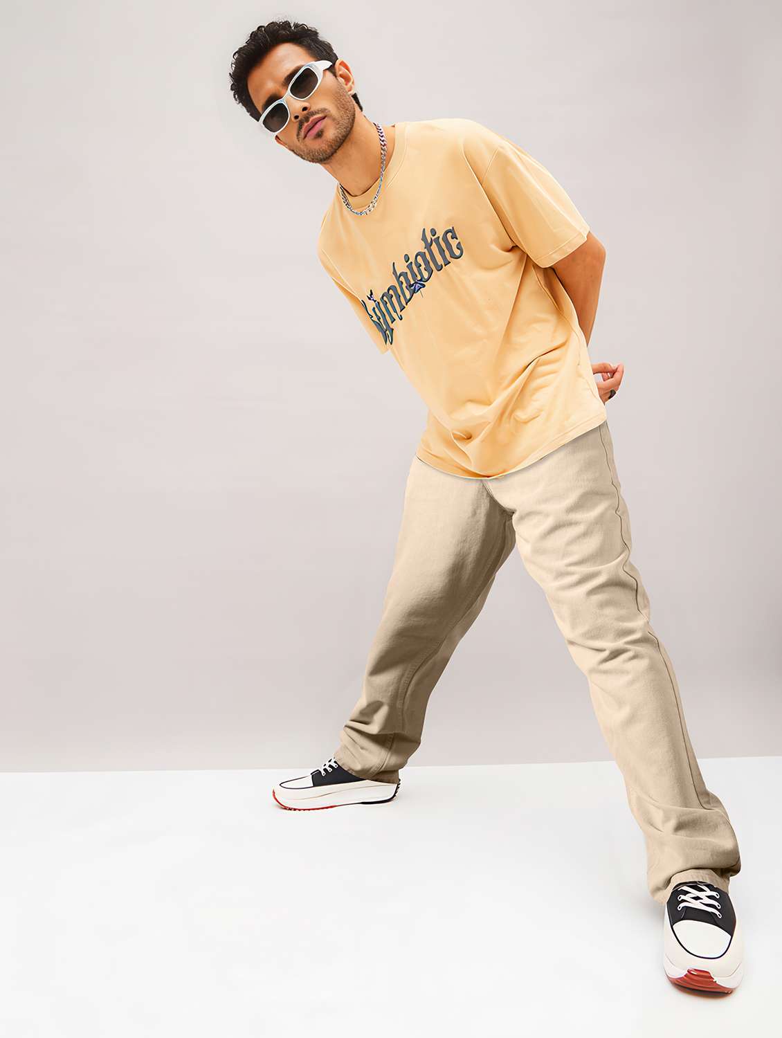 men plain mid rise full length jean - 22141596 - Standard Image - 3
