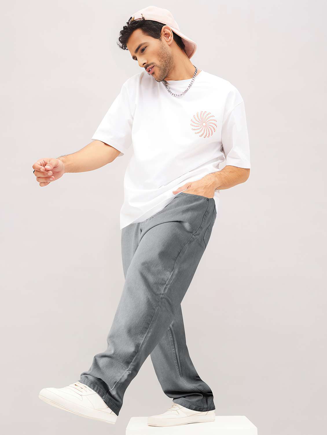 men plain mid rise full length jean - 22141598 - Standard Image - 3