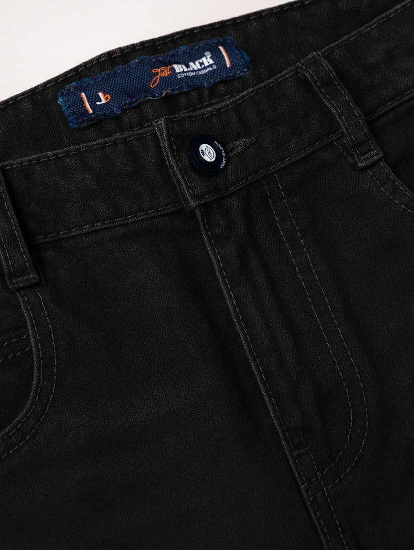 men plain mid rise full length jean - 22141602 - Standard Image - 3