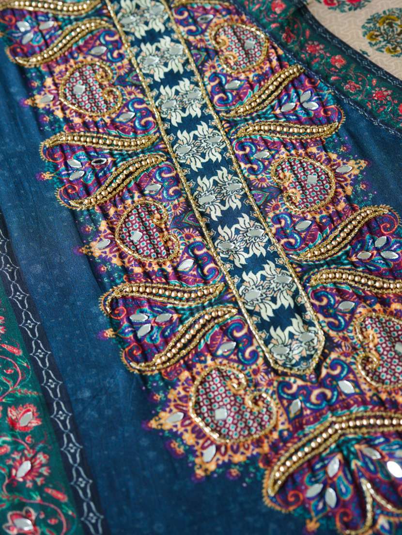women printed long sleeve kurta pant with dupatta set - 22141640 -  Standard Image - 5