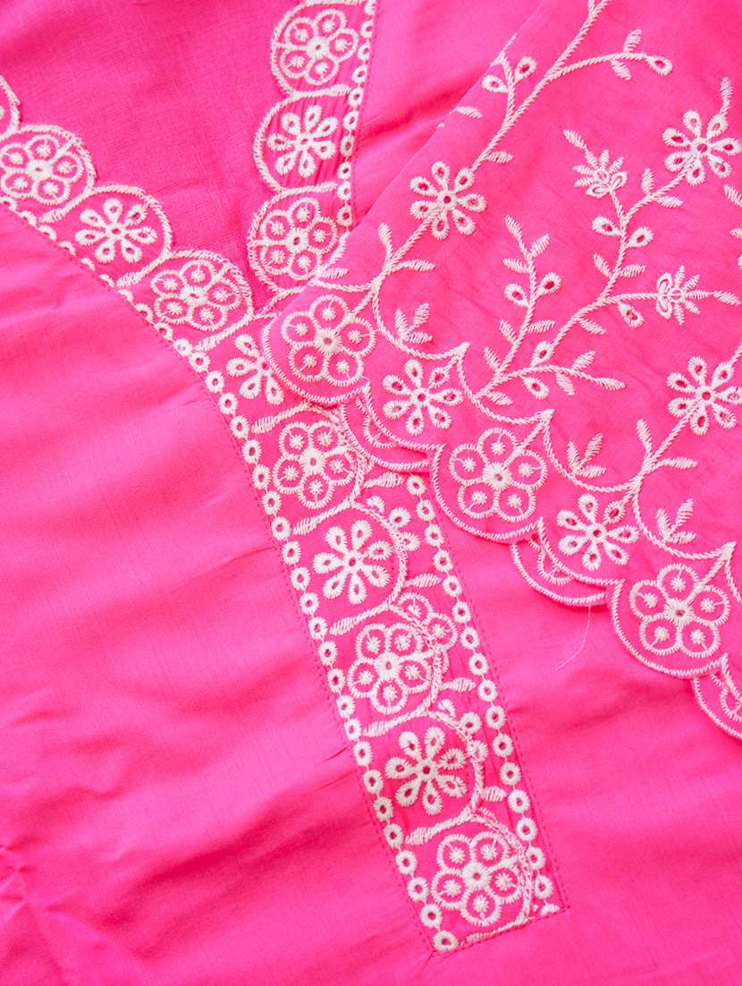women embroidered three quarter sleeve kurta pant with dupatta set - 22141656 - Standard Image - 5