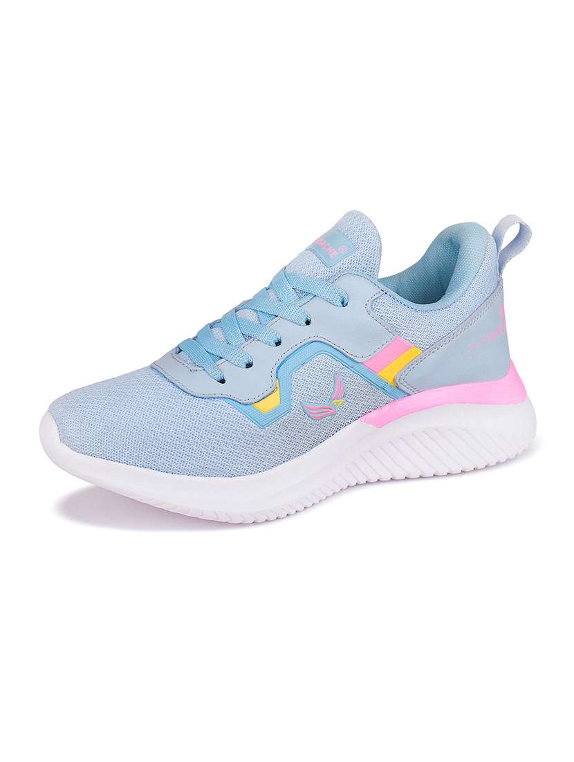 women solid lace-up sports shoe