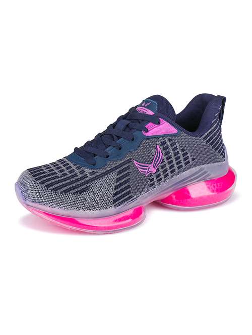 women solid lace-up sports shoe - 22141694 - Standard Image - 0