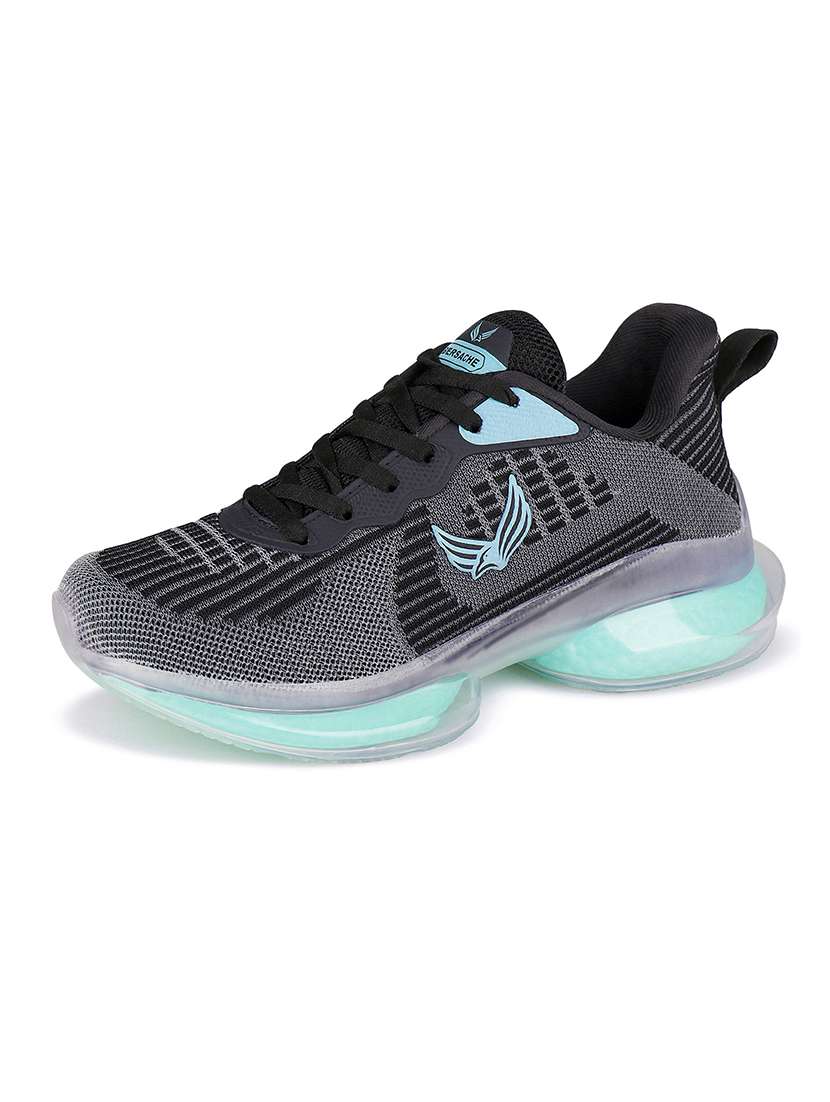 women solid lace-up sports shoe