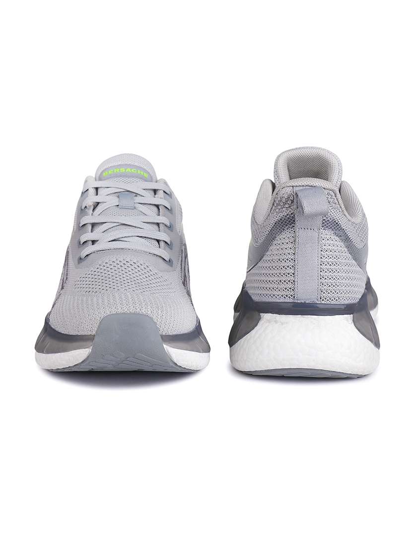 men grey lace up sport shoe - 22141952 - Standard Image - 3