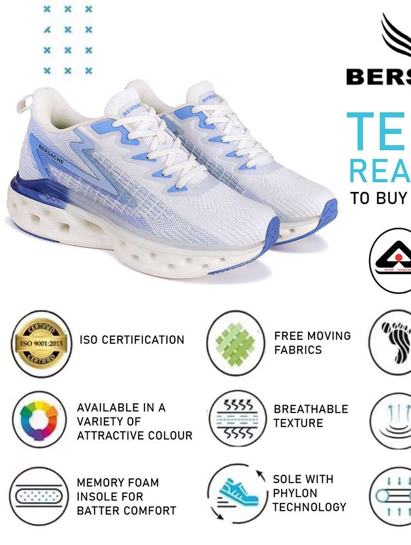 men white lace up sport shoe - 22141957 - Standard Image - 3