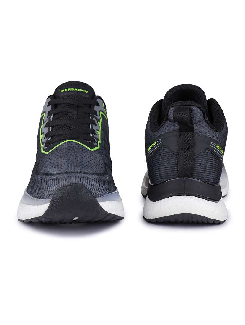 men black lace up sport shoe - 22141960 - Standard Image - 3