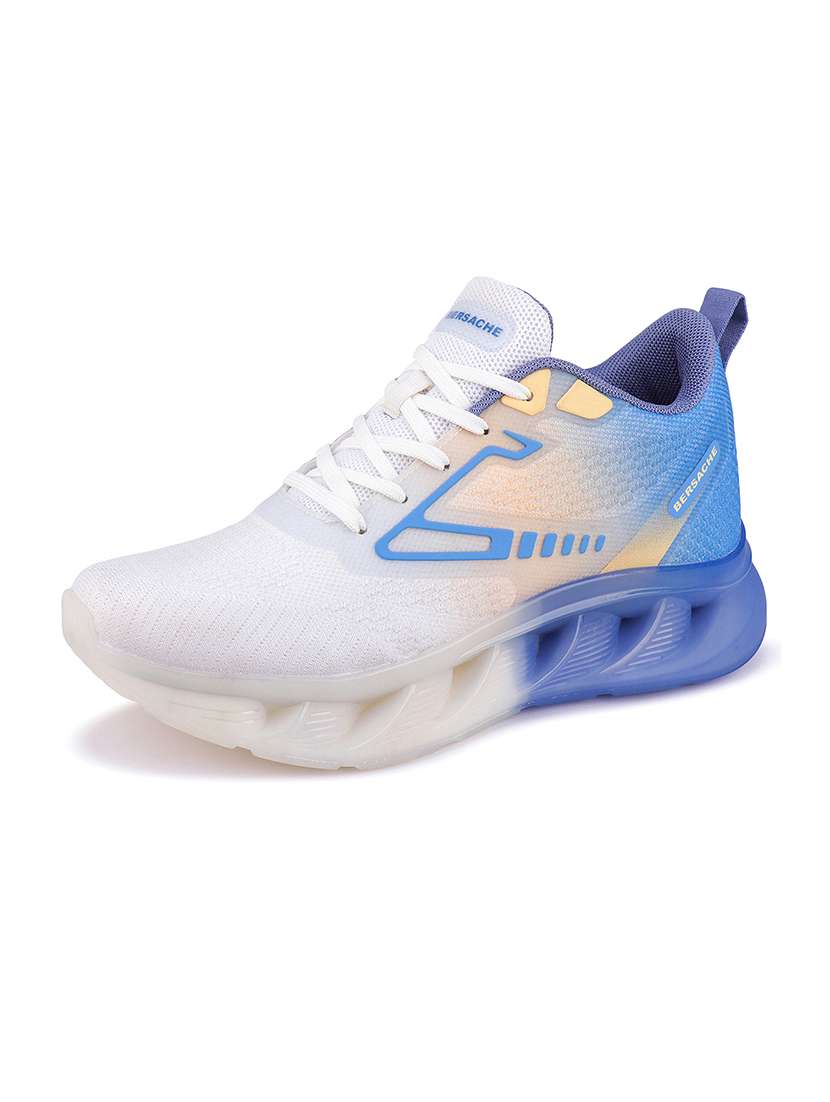 men blue lace up sport shoe - 22141962 -  Zoom Image - 0