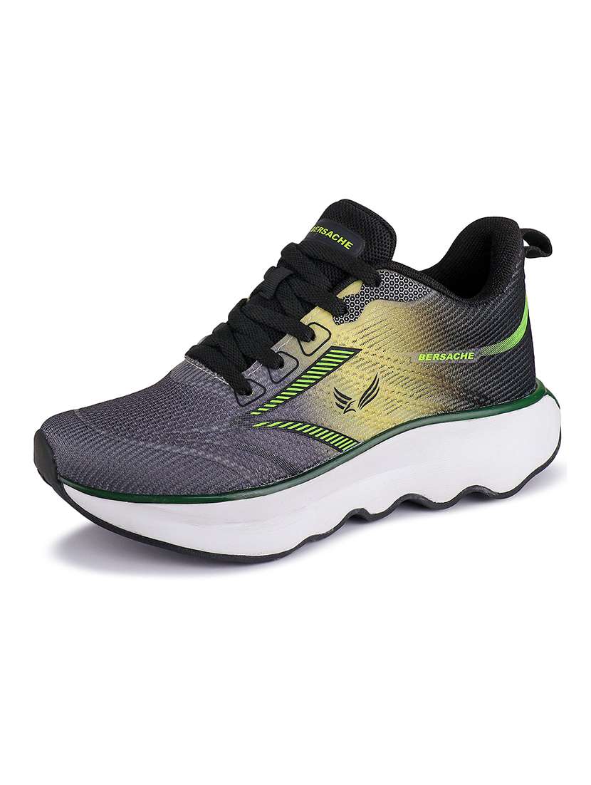 men grey lace up sport shoe - 22141966 - Zoom Image - 0